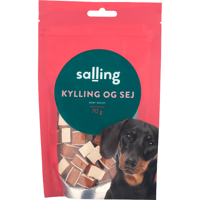 Godbidder m. kylling og fisk
