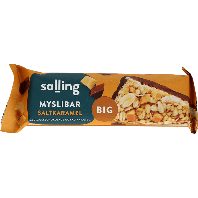 Müslibar m. saltkaramel