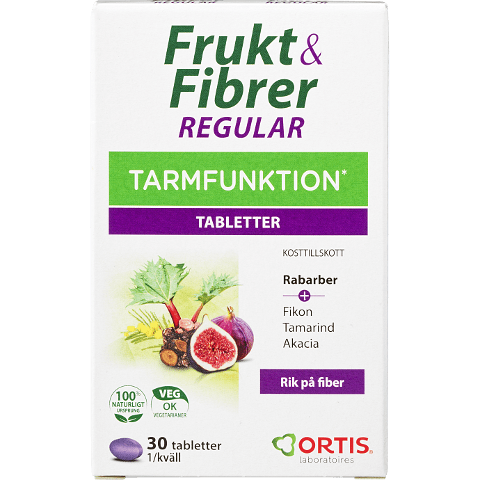 Mavetabletter m. fibre