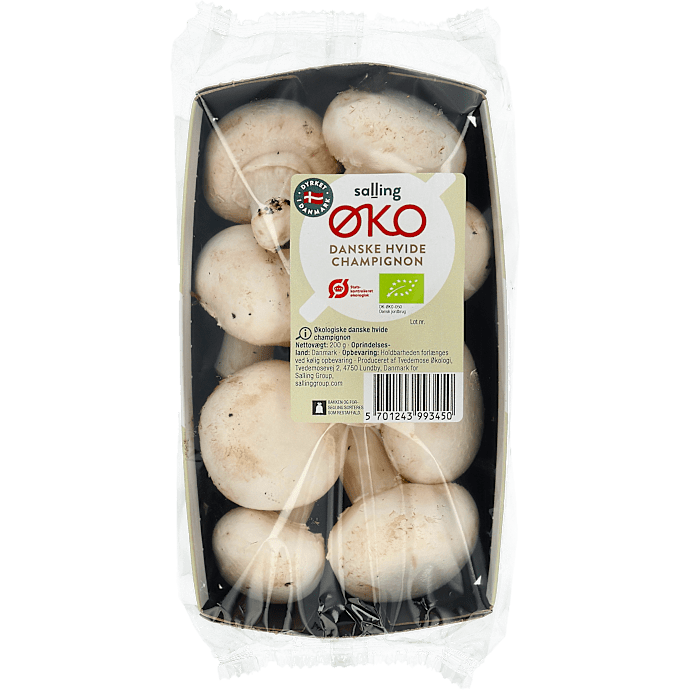 Hvide champignon øko