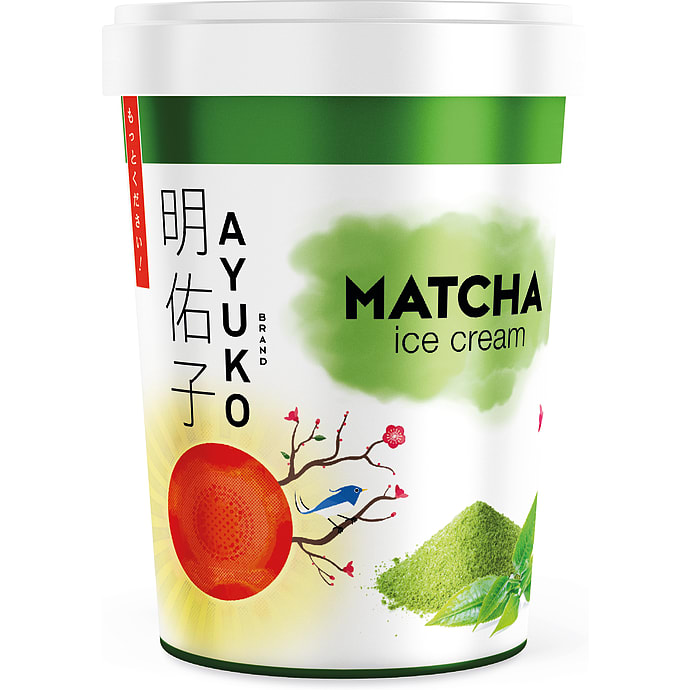 Mælkeis m. Matcha te