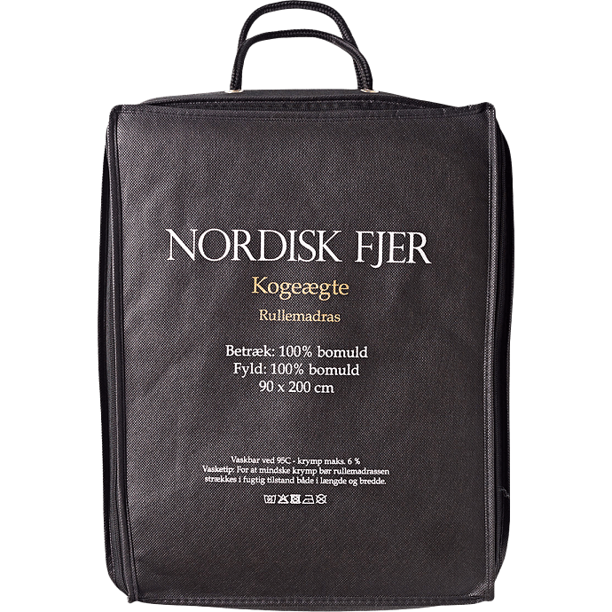 Nordisk Fjer kogeægte rullemadras - 90x200 cm