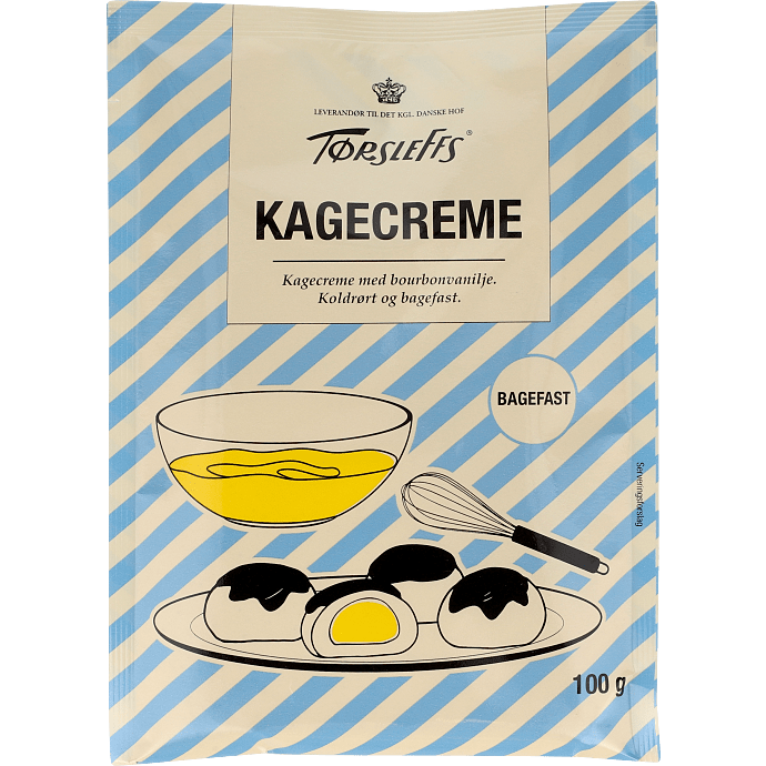 Bagefast kagecreme m. vanilje