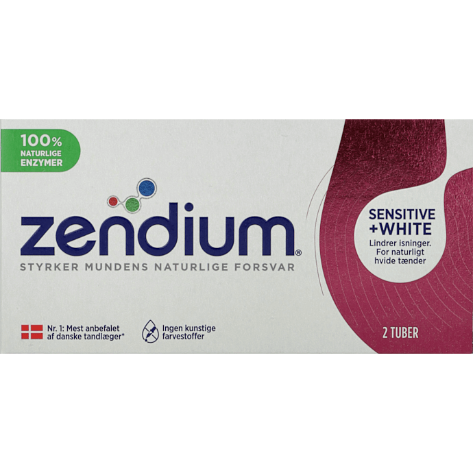 Tandpasta sensitiv m. blegningseffekt