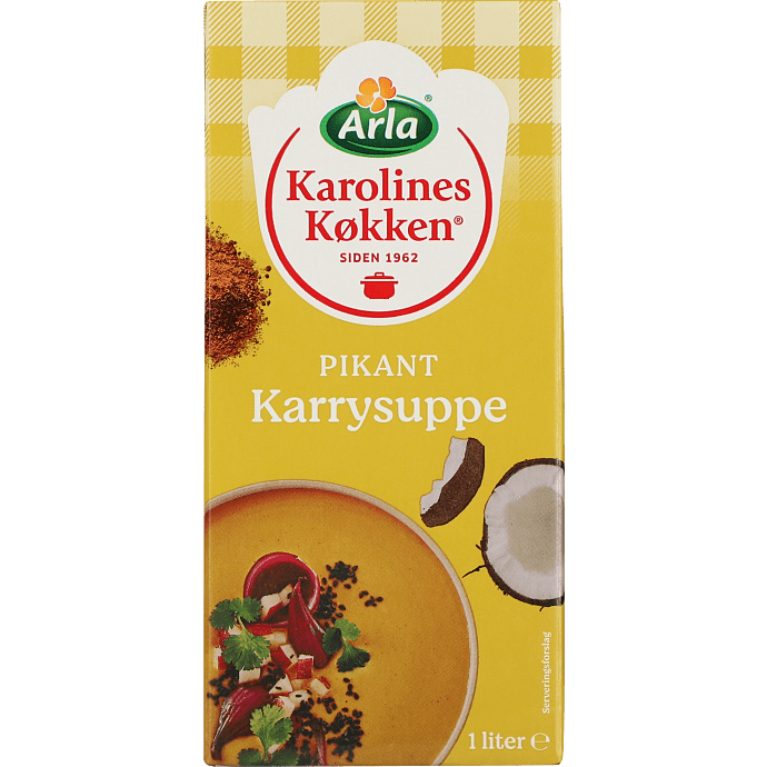 Karrysuppe m. kokosmælk