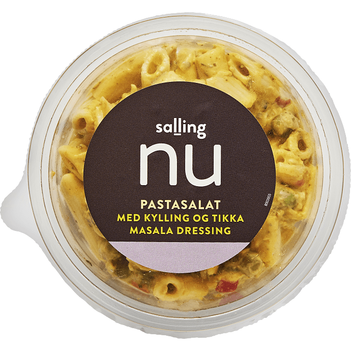 Pasta m. kylling og tikka masala