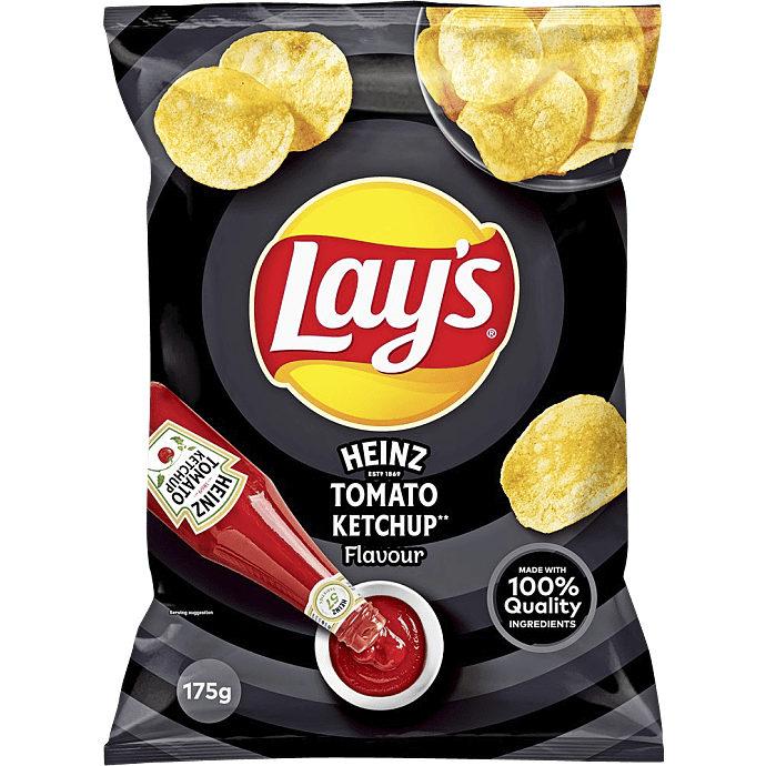 Chips m. ketchup