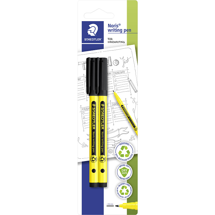 Staedtler fineliner pen 2-pak