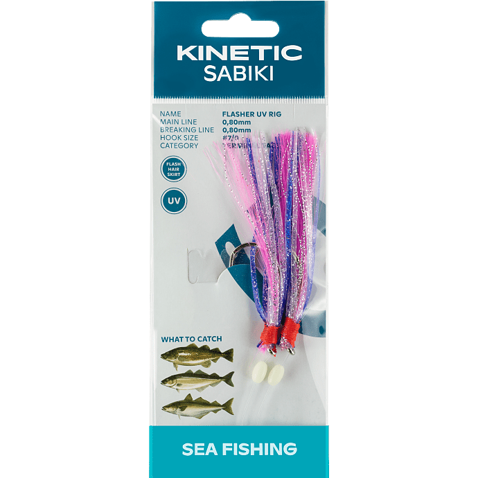 Kinetic Sabiki Flasher UV forfang