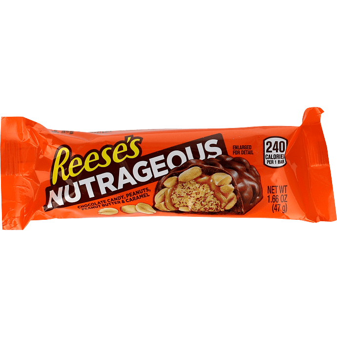 Chokoladebar m. peanuts og karamel