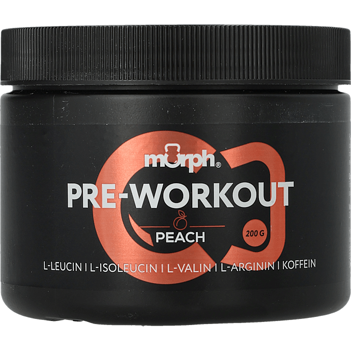 Pre workout-pulver m. ferskensmag
