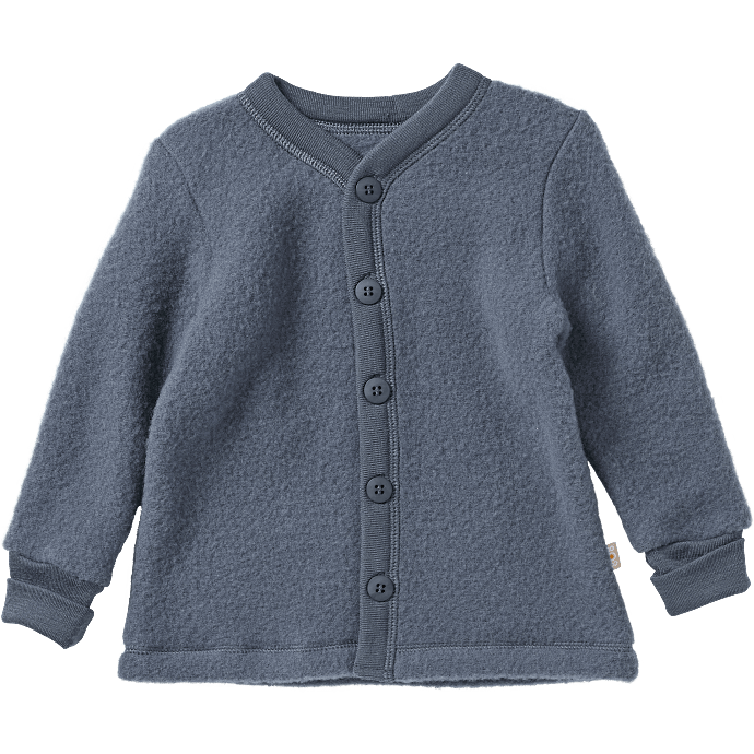 808 baby uld cardigan str. 86 - blå