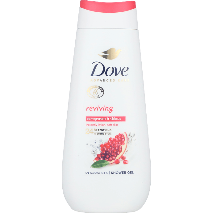 Shower gel m. granatæble og hibiscus
