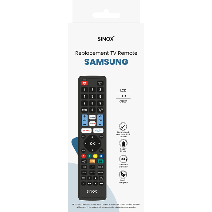 SINOX TV-remote for Samsung