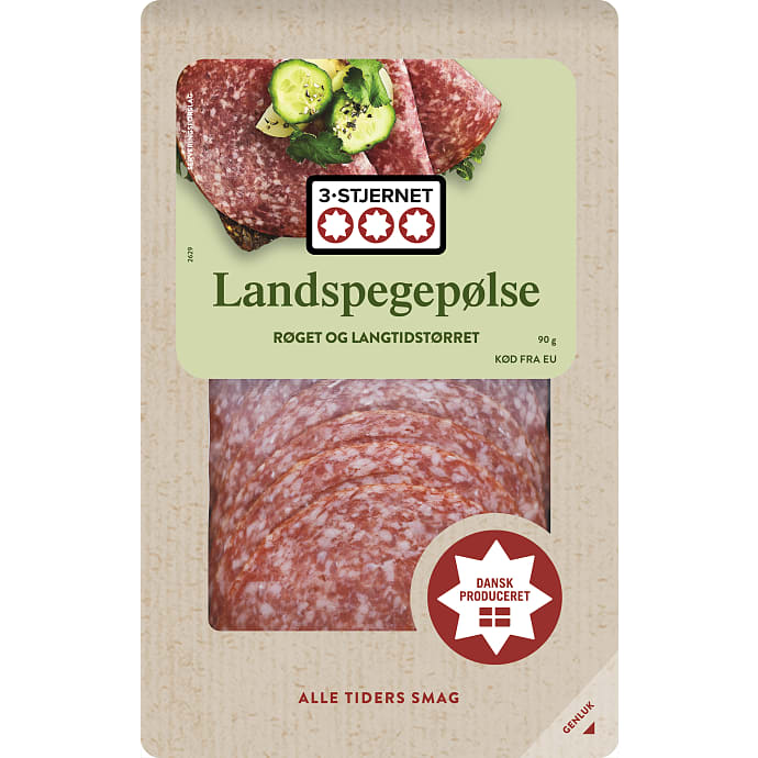 Landspegepølse i skiver