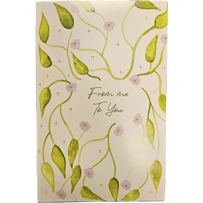Salling kort med kuvert - blomster