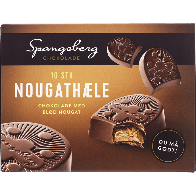 Mælkechokolade m. nougatfyld