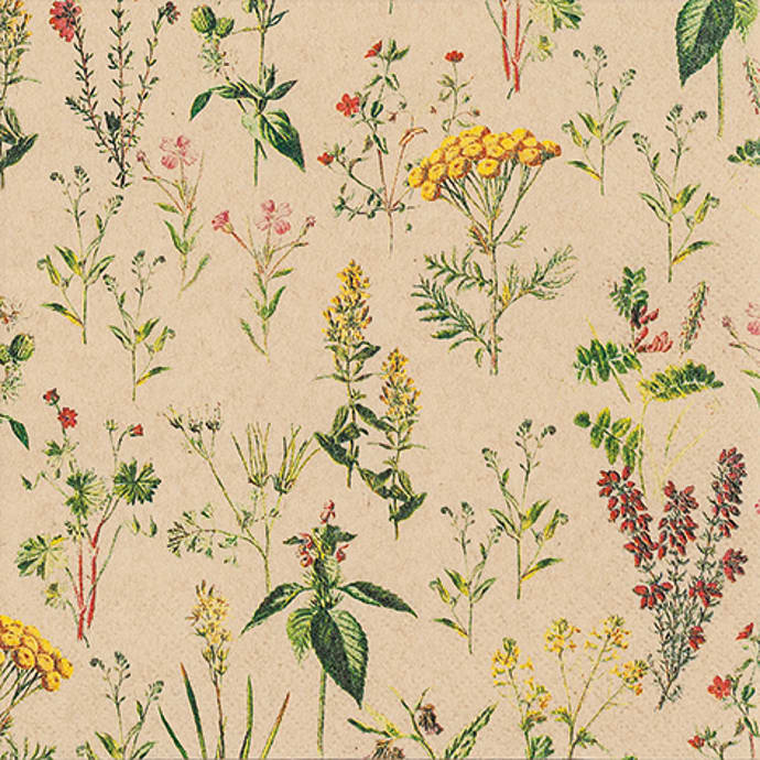 Windsor mønstrede servietter 33x33 cm 20-pak