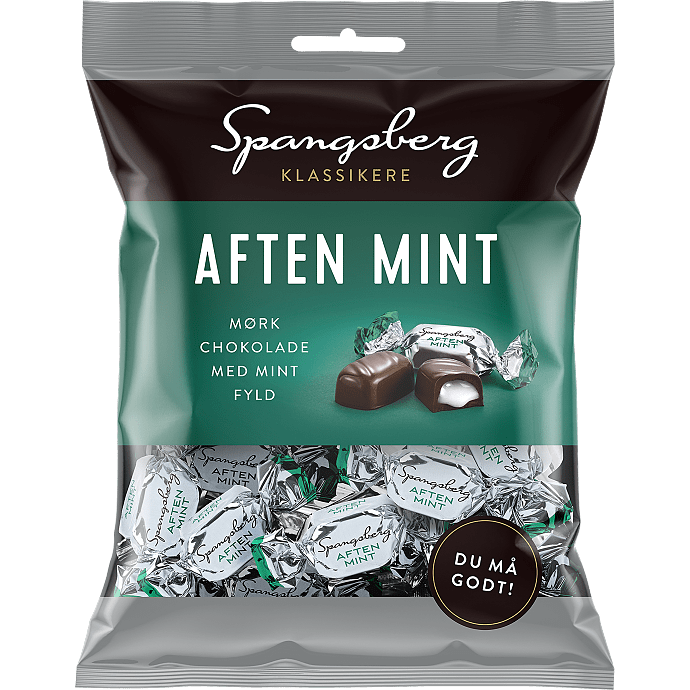 Mørk chokolade m. mint