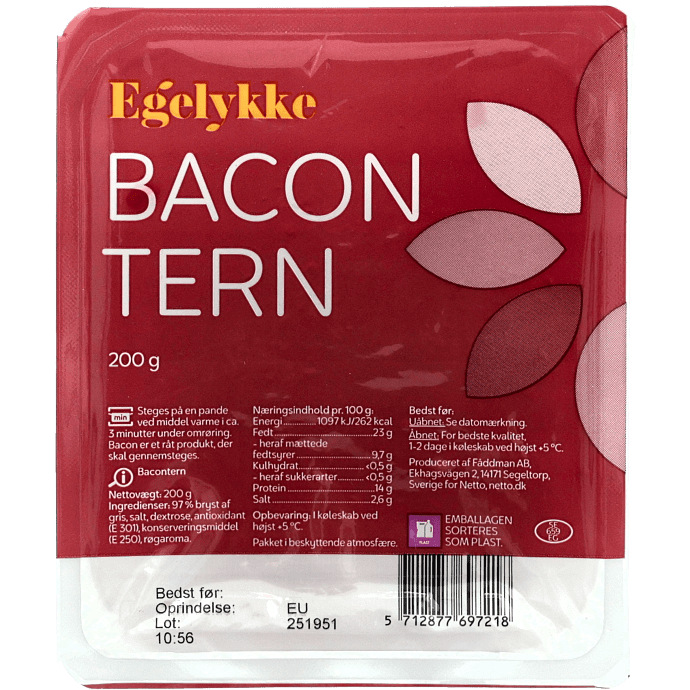 Bacon i tern