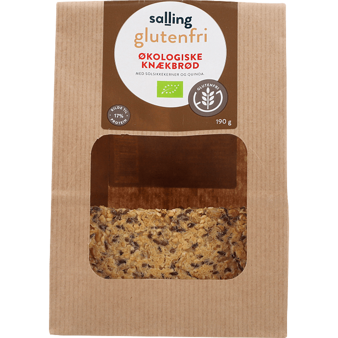Knækbrød glutenfri øko