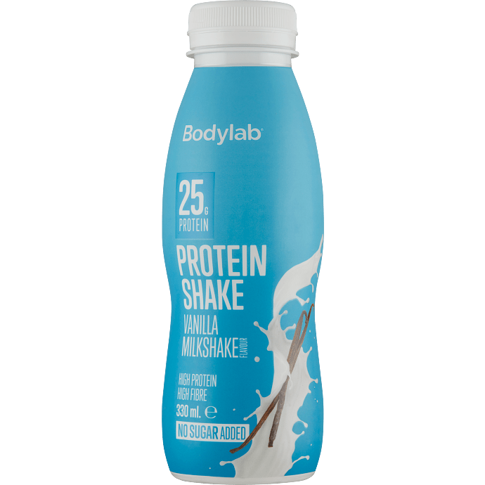 Proteinshake m. vaniljesmag u. tilsat sukker