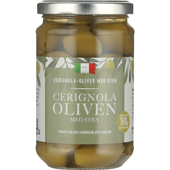 Cerignola oliven m. sten