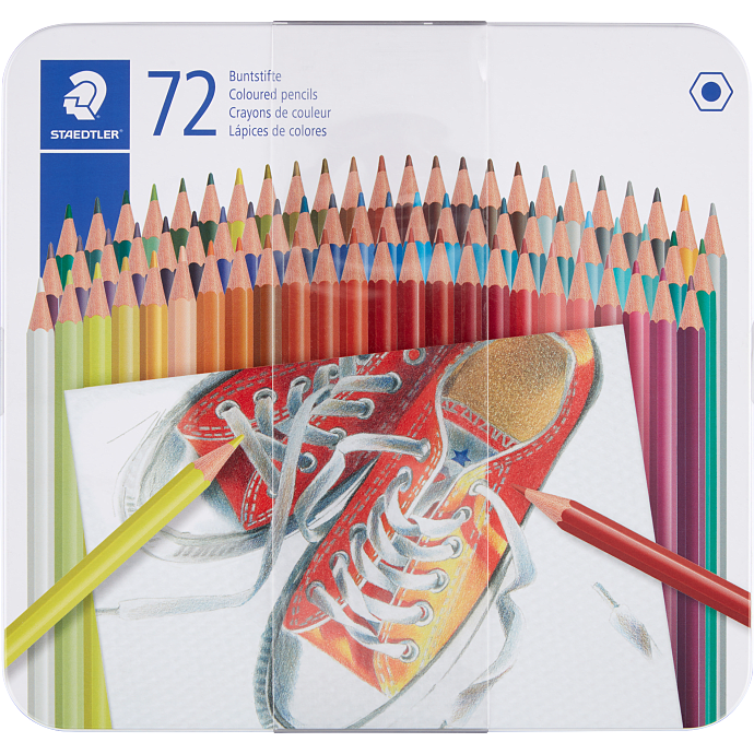 Staedtler farveblyant 72 stk. ass.