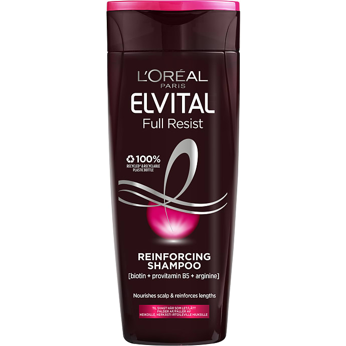 Shampoo m. biotin, provitamin B5 og arginin skrøbeligt hår