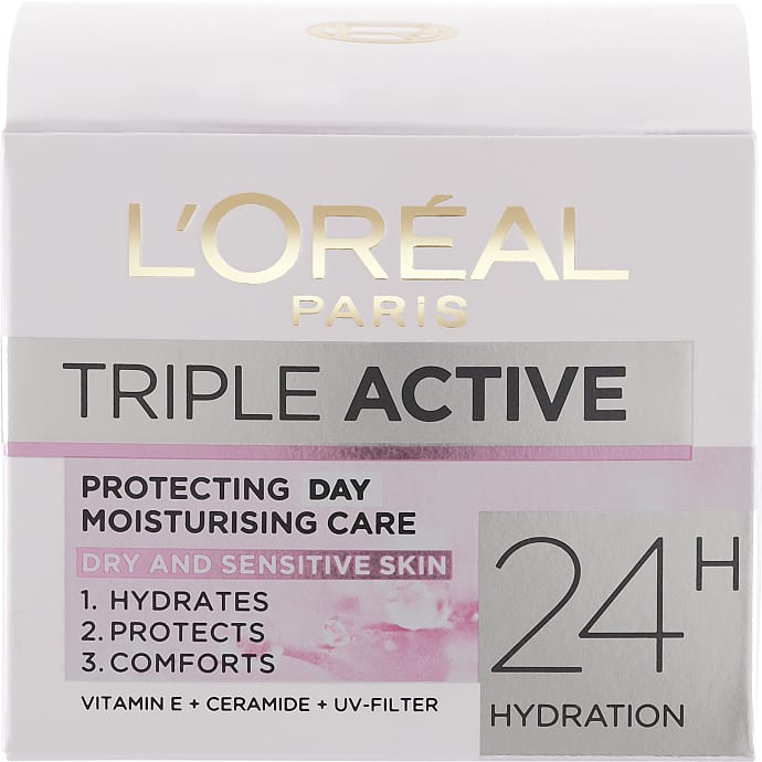 Dagcreme m. E-vitamin, ceramid og uv-filter tør og sensitiv hud