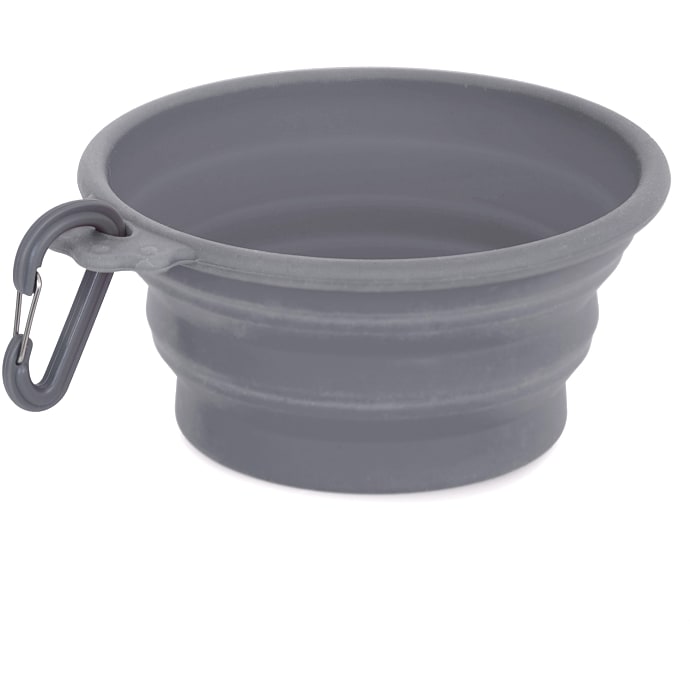 Hunderejseskål 0,76 liter - grå