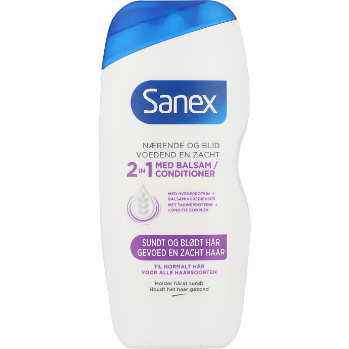 2-i-1 shampoo m. hvedeprotein