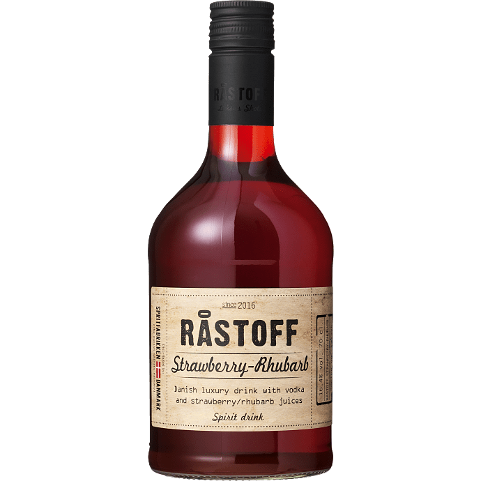 Shots m. jordbær- og rabarber