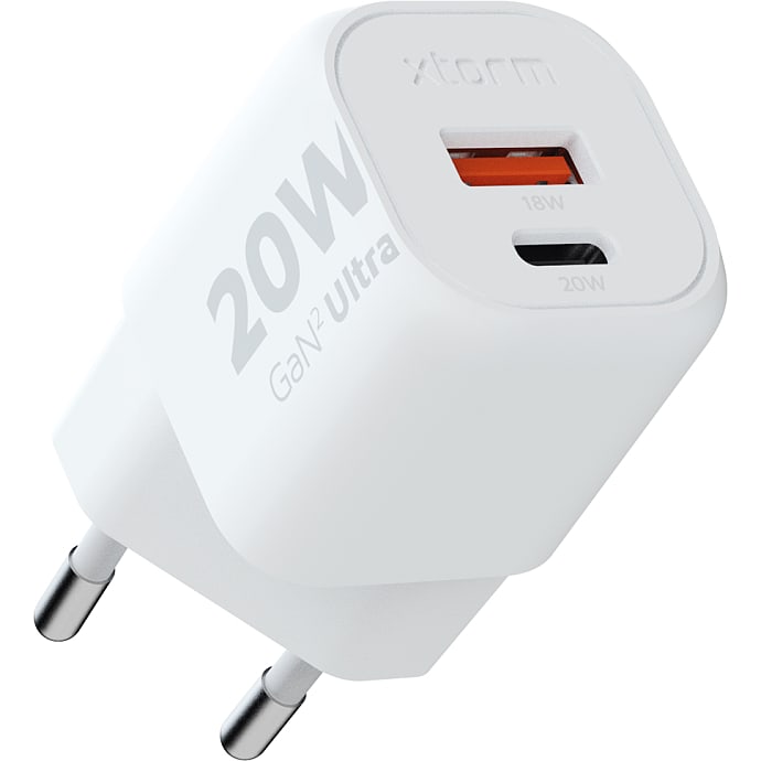 Xtorm GaN2 Ultra oplader 20w - hvid