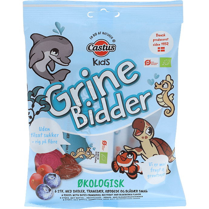 Frugtsnacks m. rosiner og tranebær øko
