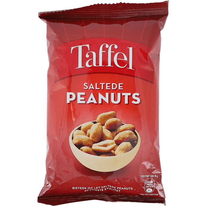 Ristede peanuts m. salt