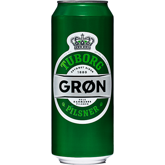 Grøn Tuborg Pilsner