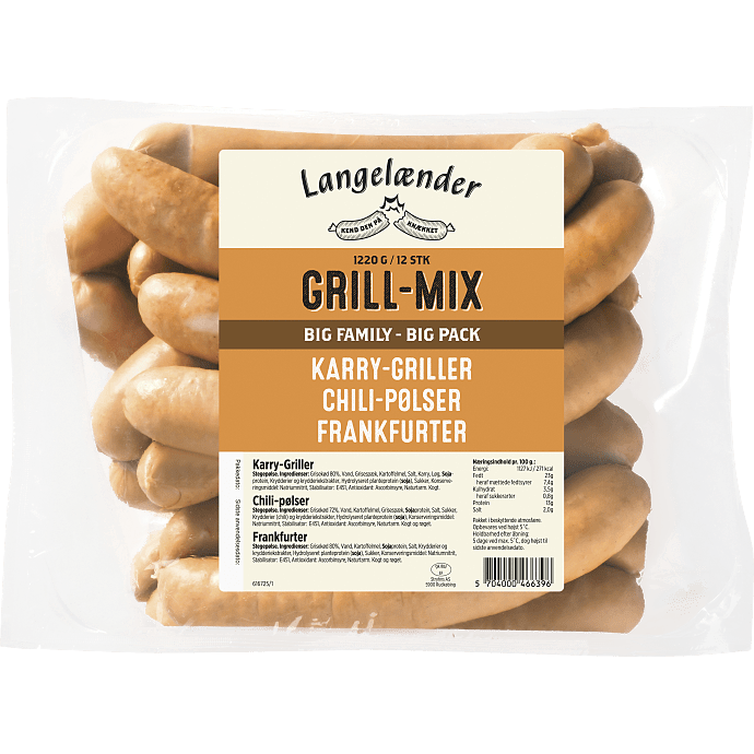 Grillpølser mix