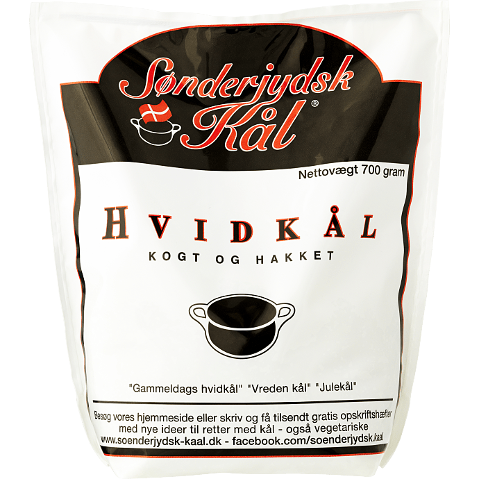 Kogt og hakket hvidkål