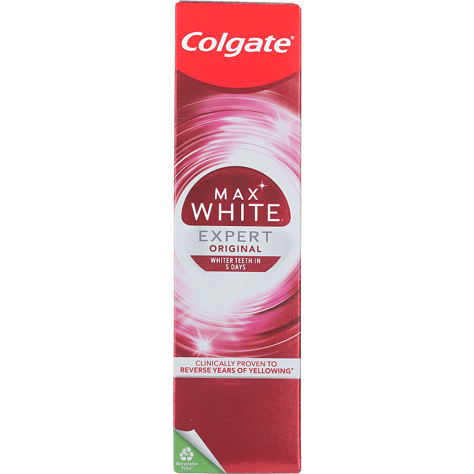 Tandpasta m. whitening effekt m. mintsmag