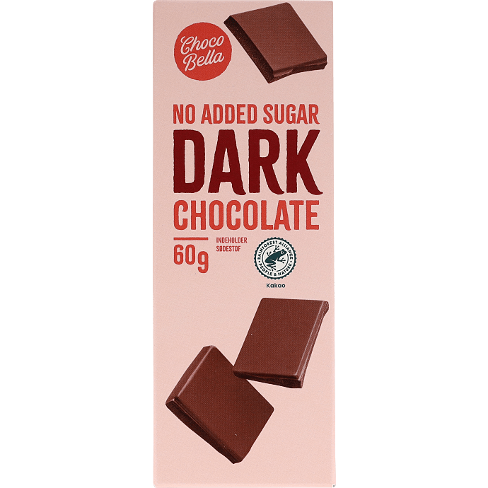 Mørk chokoladeplade  60% kakao