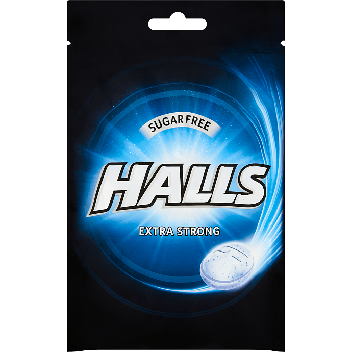 Pastiller m. stærk menthol- og eucalyptussmag sukkerfri