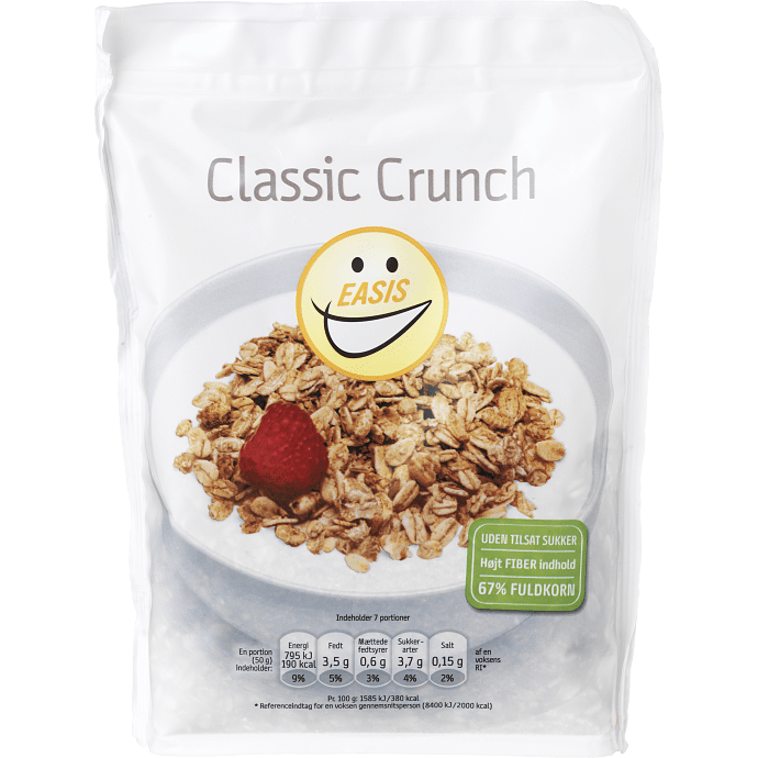 Classic Crunch u. tilsat sukker