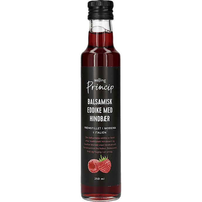 Balsamisk eddike m. hindbær