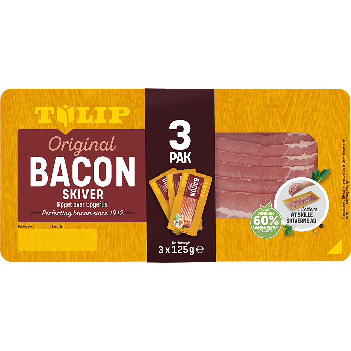Bacon i skiver
