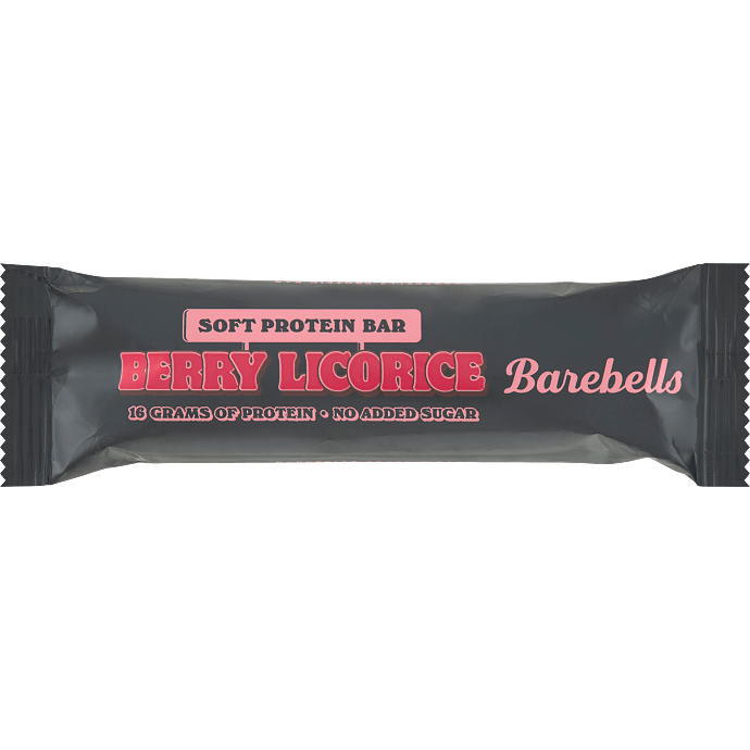 Proteinbar m. bær- og lakridssmag