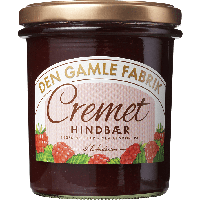 Cremet hindbærmarmelade