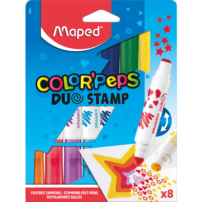Maped Color'Peps Duo stempeltusser - 8 stk.