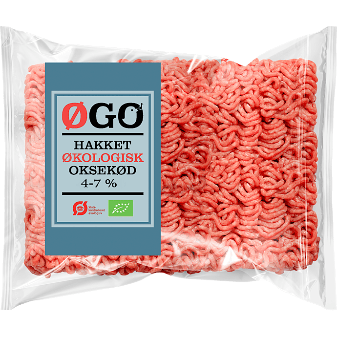 Hakket oksekød 8-12% fedt øko