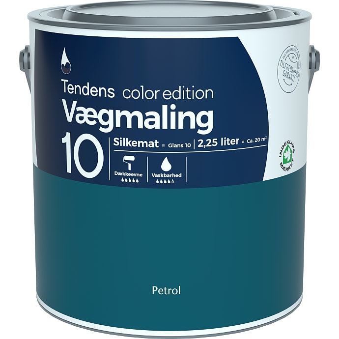 Tendens vægmaling silkemat glans 10 2.25 liter